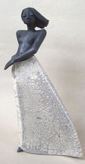 Raku Keramik Figur